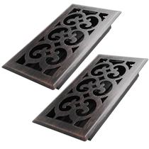 Floor Register Howeall, 10 x 20 cm, pacote com 2 unidades, bronze polido a óleo para caminhar