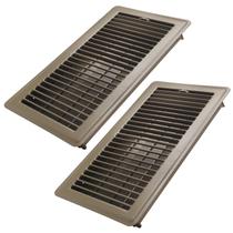 Floor Register Howeall 15x30cm, pacote com 2 unidades, Steel Walkable Brown