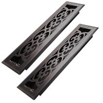 Floor Register Howeall, 2x12 polegadas, pacote com 2 unidades, Heavy Duty