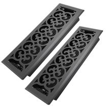 Floor Register Howeall 4x14 cm, pacote com 2 aberturas de ventilação de piso caminháveis Floor Register Howeall 4x14 cm, pacote com 2 aberturas de ventilação de piso caminháveis