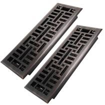Floor Register Howeall 4x14 cm, pacote com 2 aberturas de ventilação de piso caminháveis