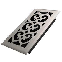 Floor Register Howeall Heavy Duty Walkable 10x20cm de níquel acetinado