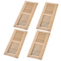 Floor Register WOOD VENTS DECORATION Red Oak 4x12