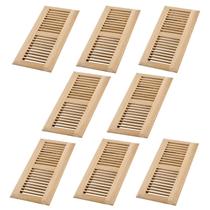 Floor Register WOOD VENTS DECORATION White Oak 4x12