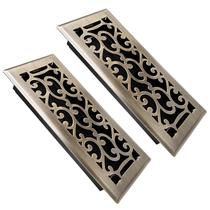 Floor Vent Register SANYCASA Savannah 10x25cm, pacote com 2 Floor Vent Register SANYCASA Savannah 10x25cm, pacote com 2