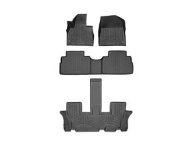 FloorLiners WeatherTech Custom Fit para Kia Telluride Black