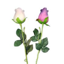 Flor Artificial Botão de Rosa 60cm - 1 Unidade