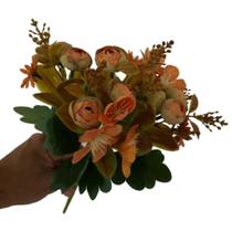 Flor artificial buquê camélia e margarida Flor artificial buquê camélia e margarida