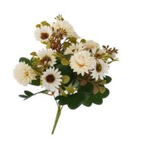 Flor artificial buquê margaridas com cravo