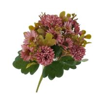 Flor artificial buquê margaridas com cravo