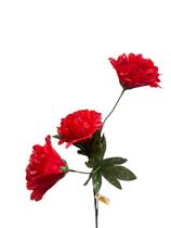 Flor Artificial Crisântemo com 3 Galhos 65 cm Decoração