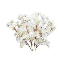 Flor Artificial De Cerejeira Rosa De 40cm Em Seda Para Decoração De Jardim, Casa, Casamento E Festas