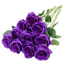 Flor artificial Eternal Blossom Purple Rose 50 cm (10 unidades) Flor artificial Eternal Blossom Purple Rose 50 cm (10 unidades)