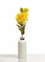 Flor Artificial Haste Dália do Campo Amarela - 54 cm