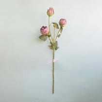 Flor Artificial Haste de Rosa Outonada Artificial Formosinha