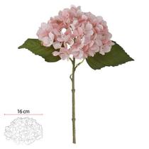 FLOR ARTIFICIAL HASTE HORTENSIA (SALMON CLARO) 33cm