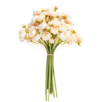 Flor artificial Ling's Moment Ranunculus Faux Silk Pink