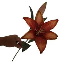 Flor artificial lírio toque real - Carmella Presentes