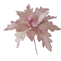 Flor Artificial Natal em Tecido Rose 32m