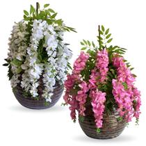 Flor Artificial Realista Pendente Qualidade Premium Cerejeira 80cm Para Decoração de Casa e Painel Floral