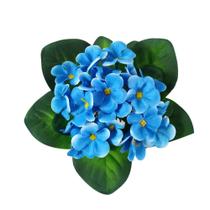 Flor Artificial Violeta para Decoração