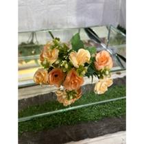 Flor buque begonia artificial decoração plantas casamento FR-614 - ying g