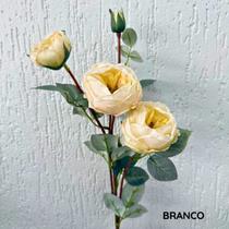 Flor Camélia Grande Flores Artificial Qualidade Decoração Luxo