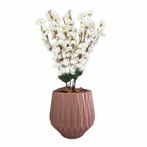 Flor Cerejeira Pessegueiro Artificial com Vaso Polietileno Flor Cerejeira Pessegueiro Artificial com Vaso Polietileno