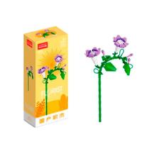 Flor Corda de Viola Ipomoea Nil 92 pcs peças Flores de Blocos de Montar Classic Kit