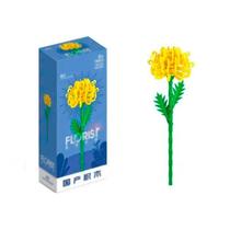 Flor Crisantemo ou Chrysanthemum 87 peças Flores de Blocos de Montar Classic Kit