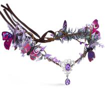 Flor de borboleta feita à mão Fairy Crown MOSTORY para mulheres