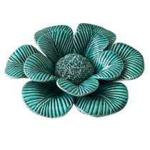 Flor de Cerâmica Verde Coleção Flores - BTC Decor