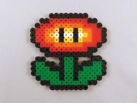 Flor de fogo - Super Mario - Figura Pixel art