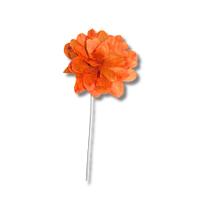 Flor De Folha No Galho Arame Dobrável Laranja Seco Arranjo Flor De Folha No Galho Arame Dobrável Laranja Seco Arranjo