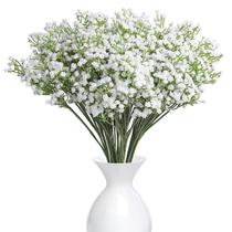 Flor de Gypsophila de seda artificial Baby Breath x12 - branca Flor de Gypsophila de seda artificial Baby Breath x12 - branca
