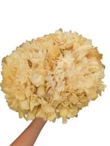 Flor De Hortência Seca Alvejada Decoração