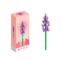 Flor de Lavanda 120 peças Flores de Blocos de Montar Classic Kit Flor de Lavanda 120 peças Flores de Blocos de Montar Classic Kit