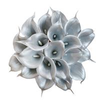 Flor de lírio de calla artificial DuHouse Real Touch x20