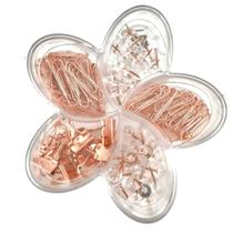 Flor de Lotus rose goldbinder, percevejos, clips, alfinetes molin 23115