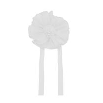 Flor de tecido seda 15cm cor 067 branco unidade Flor de tecido seda 15cm cor 067 branco unidade