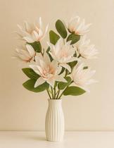 Flor decorativa Protea rosa claro -70 cm Flor decorativa Protea rosa claro -70 cm