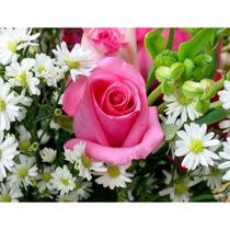 Flor Flores Rosas Papel De Arroz Para Bolos 3 - Mec Art