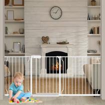 Flor frágil Baby Gate Extra Wide 182-194 cm branca