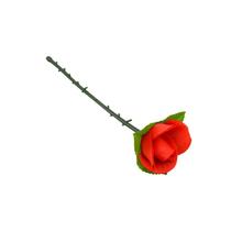 Flor instantânea dobrável Rose Magic Trick em PVC de 25 cm