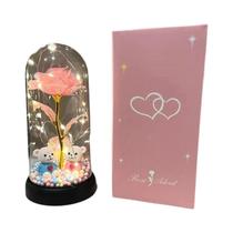 Flor Luminosa Colorida Em Plástico, Presente Para Mulheres No Dia Dos Namorados, Natal E Ano Novo