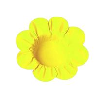 Flor Mary Papel Amarelo (3,5x3,5cm) C/50 Un Forminha Decorativa P/ Doces Finos, Festa e Casamento