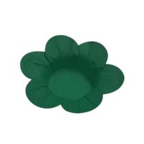 Flor Mary Papel Verde Bandeira (3,5x3,5cm) 50 Un Forminha Floral P/ Doces Finos, Casamento