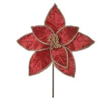 Flor Natalina Bico de Papagaio Vermelho Rustico Flor Natalina Bico de Papagaio Vermelho Rustico