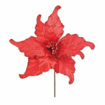 Flor Natalina Poinsetia Vermelha 1un 40x30x30cm 1694403 - Cromus