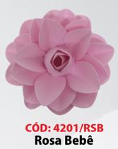 Flor p/ bolo primavera (7 cm) rosa bebe artflex plastipel-rs